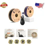Matte Finish Carbon Fiber 3D Printer Filament – Fast Printing 2kg Black+Purple
