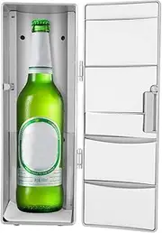Multifunctional Mini Fridge Portable USB Fridge Freezer Cooler Warmer for Home Office Car Boat Fast Cooling Little Tiny Fridge for Beverage, Cosmetics/1375