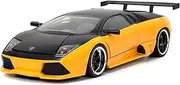 Jada Lambo Murcielago LP 640 Yellow Metallic and Matt Black Hyper-Spec Series 1/24 Diecast Model Car by 34028