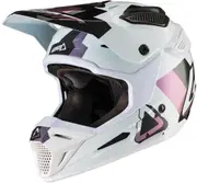 Leatt GPX 5.5 Composite V19.1 Motocross Helmet, black-white, Size XL for Men Black White