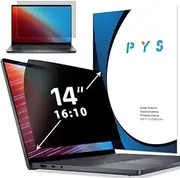 PYS 360° Privacy Film Laptop 14 Inch 16:10 Self-Adhesive Anti Blue Light Anti-Glare Privacy Screen Film Compatible with Lenovo SGIN HP Dell Acer Samsung Asus Toshiba