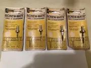 VINTAGE -USA -OLD/NEW Stanley Screw-Mates (4) ASSTD DRILL COUNTERSINK