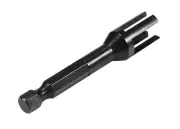 QuickPit Ball End (7mm+) Tool w/ 1/4 Inch Drive Hex Adapter