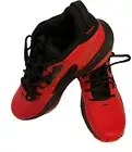Under Armour Adult UA Lockdown 6 Basketball Shoes Sz 10.5 Red/Black 3025616-600
