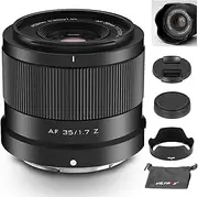 VILTROX 35mm F1.7 Z, 35mm f/1.7 APS-C Lens for Nikon Z, Large Aperture STM Auto Focus Prime Lens for Nikon Z-Mount Z5 Z50 Z50II Z6 Z6II Z7 Z7II ZFC Z30 Z9 Z8 ZF Z6III
