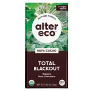 Organic Alter Eco Total Blackout Dark Chocolate 75g – Fresh, healthy organic delivery | Doorstep Organics