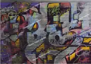 1:18 - 1:24 Garage Graffiti walls - Peel and Apply decal sheets. Set 137