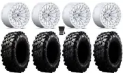 Fuel Rincon Bdlk 15" Wheels Mh 29" Carnivore Tires Polaris RZR XP 1000 / PRO XP