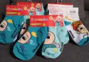 BRAND NEW W/TAGS COCOMELON SOCKS-10 PAIR PACK-GREAT GIFT! SIZE: 4T-5T