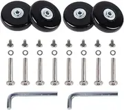 [SIGONE] Universal Suitcase Wheels Replacement Kit - Rubber Luggage Wheel Replacement for Universal Compatibility