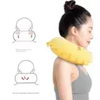 Solid Color Travel Pillow Cartoon Flight Neck Pillow New U-shaped Nap Pillow