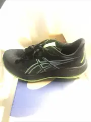 ASIC Cumulus 26 Men’s Size 9.5 Running Sneaker Black Electric Lime