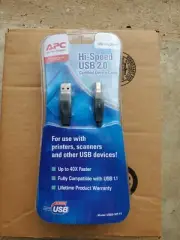 APC HI-Speed USB 2.0 Certified Device Cable 10 ft/3.0m USB A To USB B - NIB