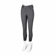 R.J. Classics Aria Full Seat Mid-Rise Front Zip Breeches - Graphite