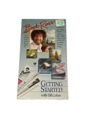 New Sealed VHS Bob Ross Getting Started Oil Colors Learn To Paint 30 Min 1999