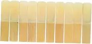 LAPOOH 10-Pack Pieces Strength 3.0 Bamboo Reeds for EB Alto Saxophone Sax Accessories