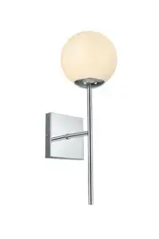 Elegant Lighting LD2360 Neri 18" Tall Bathroom Sconce - Chrome