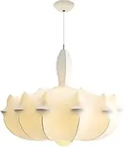 CJLWSLCO Simple Creative White Clouds Handmade Silk Pendant Lightled Bedroom Living Room Study Dining Room Decoration Hanging Lamp LEDE27 Light Source 3 Heads Chandeliers Modern Simple Home Lighting F