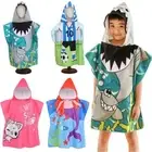 Washcloth Hooded Cloak With Hooded Beach Towel New Kids Bathrobe Beach