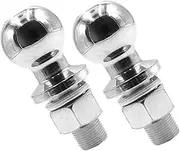 PAMINGONO Trailer Hitch Tow Ball Set 2pcs 50mm Diameter M22 Thread Heavy Duty Trailer Accessory Kit