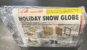 Home Depot Holiday Snow Globe Kids Workshop Kit Pin Included December 2024 NEW