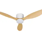 52'' Ceiling Fan LED Light Remote Control DC Motor 5 Speed Fans Timer
