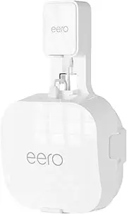 Wall Mount Holder for eero Pro 6e & eero Pro 6 Mesh Wi-Fi System, Outlet Mounting Brackets Compatible with eero Pro 6/ 6E Mesh Wi-Fi Router, Perfect Storage of Power Cables, Easy to Install
