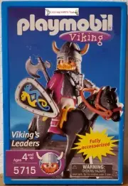 Playmobil 5715 Viking VIKING'S LEADERS Figure Horse Building Toy