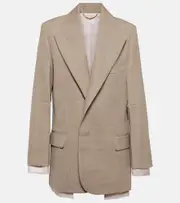 [Victoria Beckham] Victoria Beckham Virgin wool blazer AU 14 grey