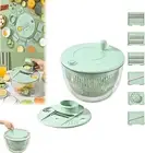 5 in 1 Salad Spinner with Slicer, Salad Spinner And Vegetable Chopper
