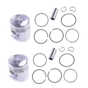 2sets 44mm Piston Pin Rings Gasket Clip Kit STD Fit For Honda CBT125 CM125