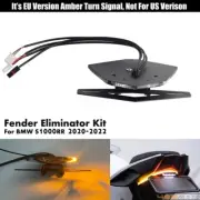 Tail Tidy Fender Eliminator Kit W/ LED Turn Light For BMW S1000RR 2020 2021 2022