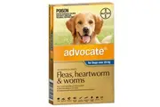 Advocate Extra Large Dog 25kg & Over Blue Spot On Flea Wormer Treatment - 3 Sizes