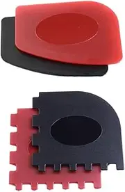 CAXUSD 2 Pack Cooker Cleaning Scraper Set Iron Pan Cleaner Grill Pan Scrapers