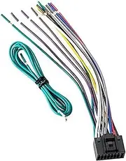 Pexorin 16 Pins Car Stereo Wiring Harness, for Kenwood KDC KRC KMD Radio Audio Power Plug Adapter Car Radio Wiring