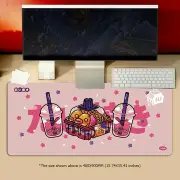 ANYMOB Mouse Pad Pink 300X600X2MM Milk Tea Game Pad Rubber Soft Keyboard Desk Mat