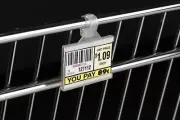 C-Channel PRICE SIGN TAG UPC LABEL WIRE RACK SHELF HOLDERS-25 pcs