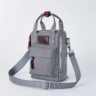 BAG PACK : BAG TO SCHOOL: NAVY STRIPE : PETITE