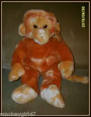 Ty 1998 Vintage Beanie BUDDY Plush BONGO Monkey ~ Retired NWMT