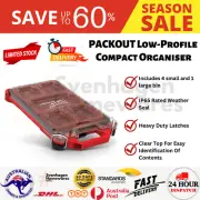 Milwaukee PACKOUT Low-Profile Compact Organiser Bin Divider Modular Storage NEW