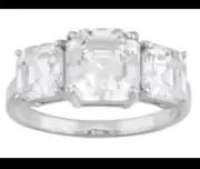 Princess Bella Luce Sterling Silver Ring