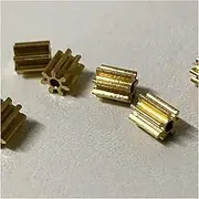 piccoli ingranaggi elettrici, 0.5M 7T Mini Copper Gears 0.98/1.48MM for Precision Model 1MM 1.5MM Hole Diameter G-S