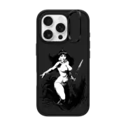 iPhone 16 Pro Impact Ring Stand Case MagSafe Compatible Primitive Beauty by Frazetta Girls