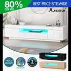 ALFORDSON Entertainment Unit 180cm TV Cabinet Stand LED Light High Gloss Drawer