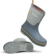 [GIEESHIELD] Mid-Calf Waterproof Insulated Rubber Boots with Steel Shank, 6mm Neoprene Rubber Outdoor Boots for Men and Women, Ideal for Hunting, Farming, Gardening, and Fishing (Sizes 5-14)