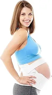 [FlexGuard Support] Maternity Support Belt | 3XL Plus Size Pregnancy Abdominal Binder | Back / Waist / Abdomen Support Belly Band | Fully Adjustable Throughout Pregnancy (Plus Size XXXL)