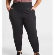 Athleta PLUS 3X Venice High Rise Jogger Black Pants NWT