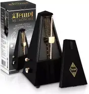 Tempi Mechanical Metronome for Musicians - 2-Year Warranty - Metronome for Piano