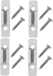 Zerodeko 4Pcs Zinc Alloy Window Lock Heavy Duty Sash Lock Replacement Parts for Sliding Windows Secure Locking Mechanism for Enhanced Home Safety and Elegant Finish