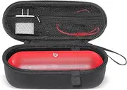 ProCase Hard Carrying Case for Beats Pill Wireless Portable Speaker, Protective Waterproof Storage Holder with Extra Mesh Pocket for 2024 New Beats Pill and Accessories - Matteblack